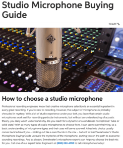 Example of high quality product guide