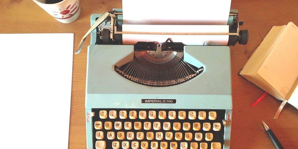 Classic typewriter
