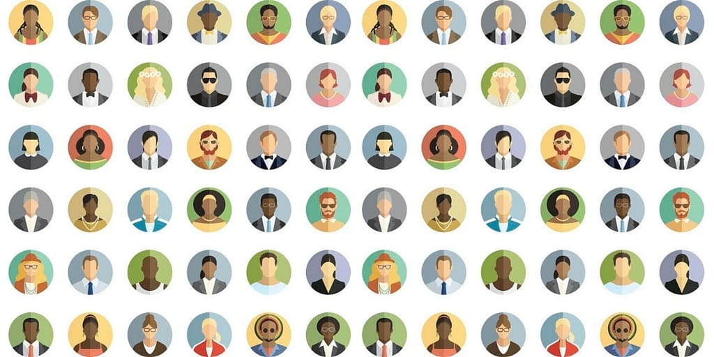 Icons of different people