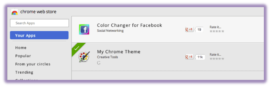Chrome web store