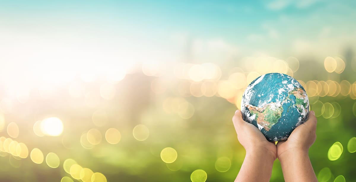 Child with world in their hands