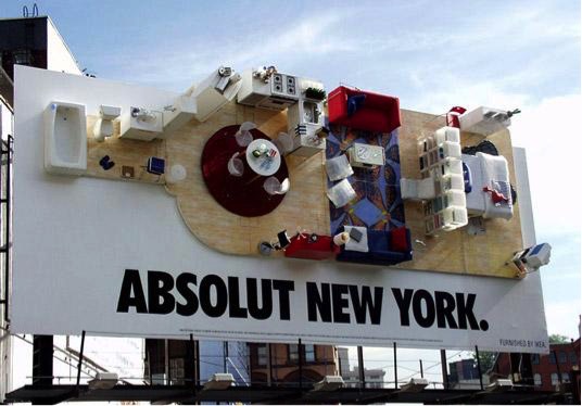Absolut billboard