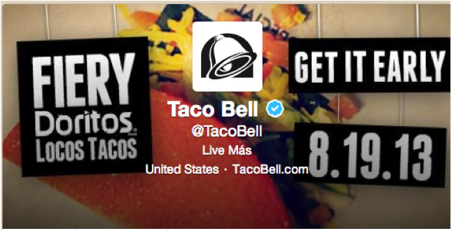Taco Bell social media