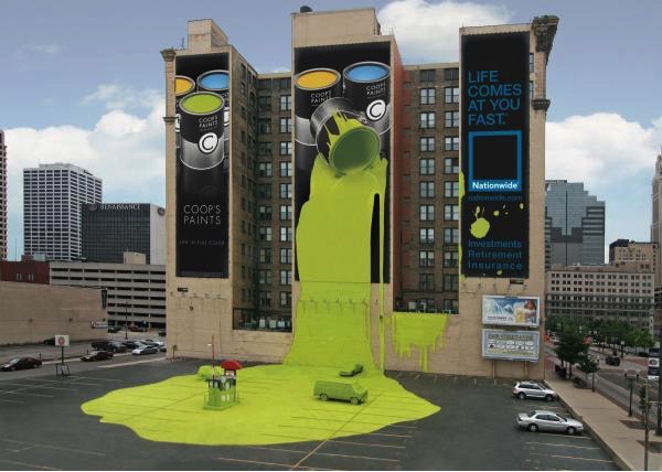 Paint billboard