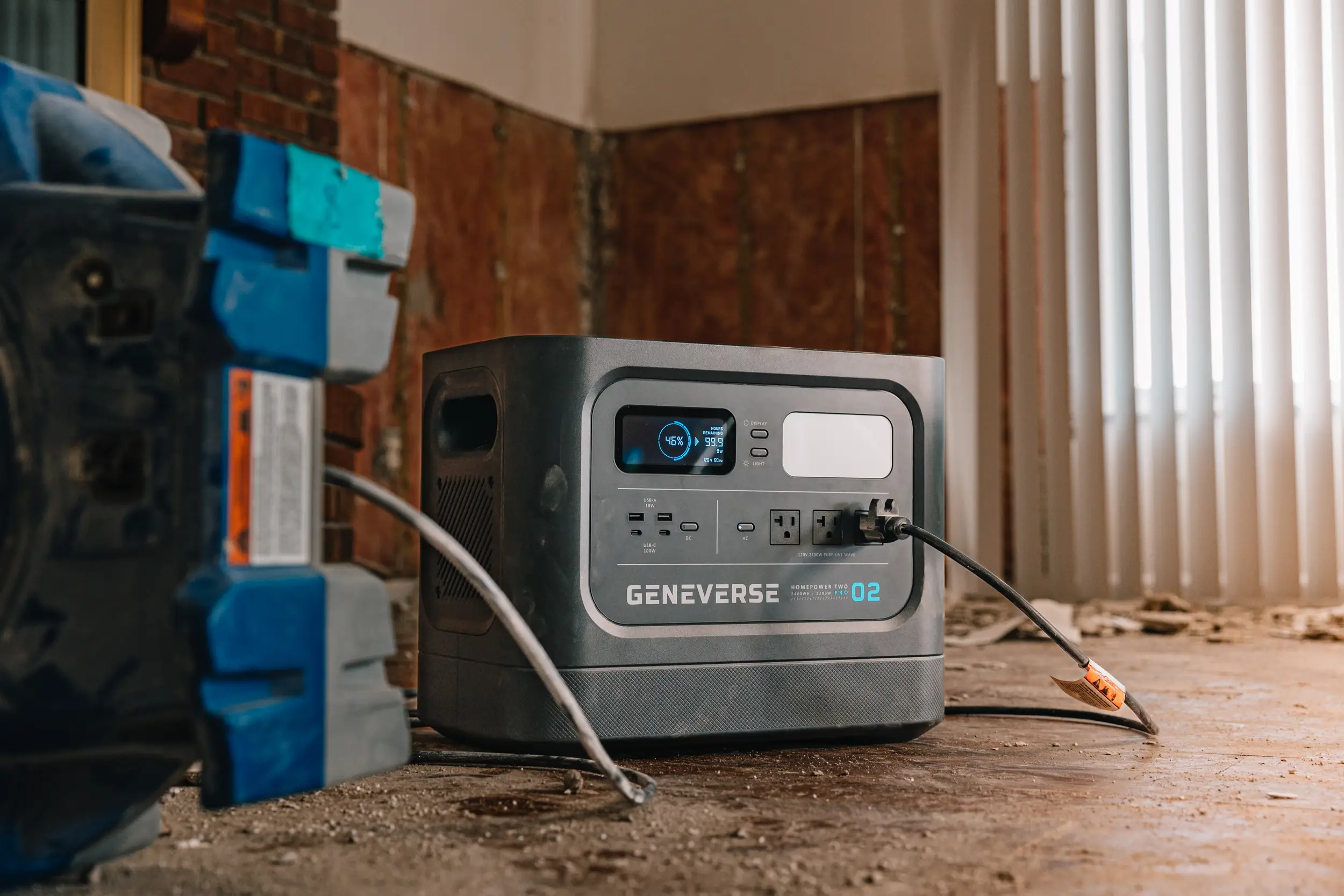 geneverse in flooded home