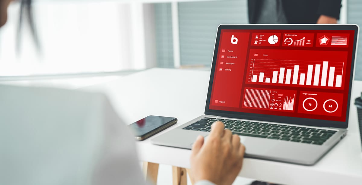 Person working on report