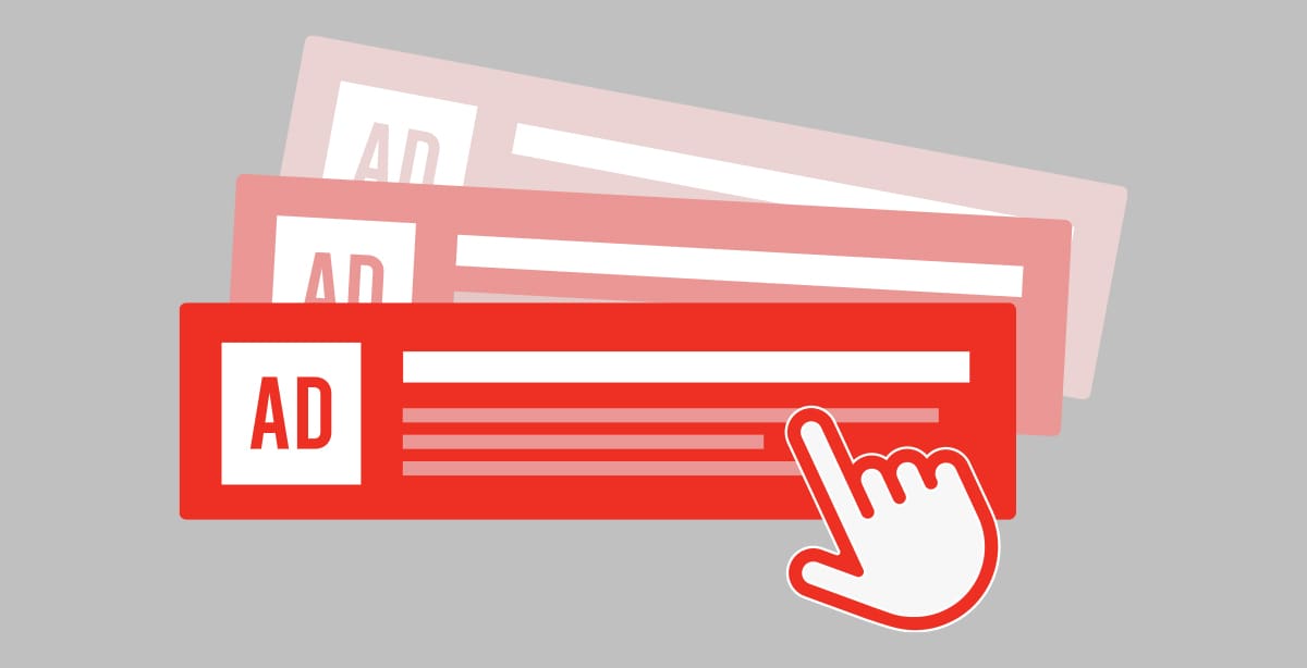 Clicking on an online ad