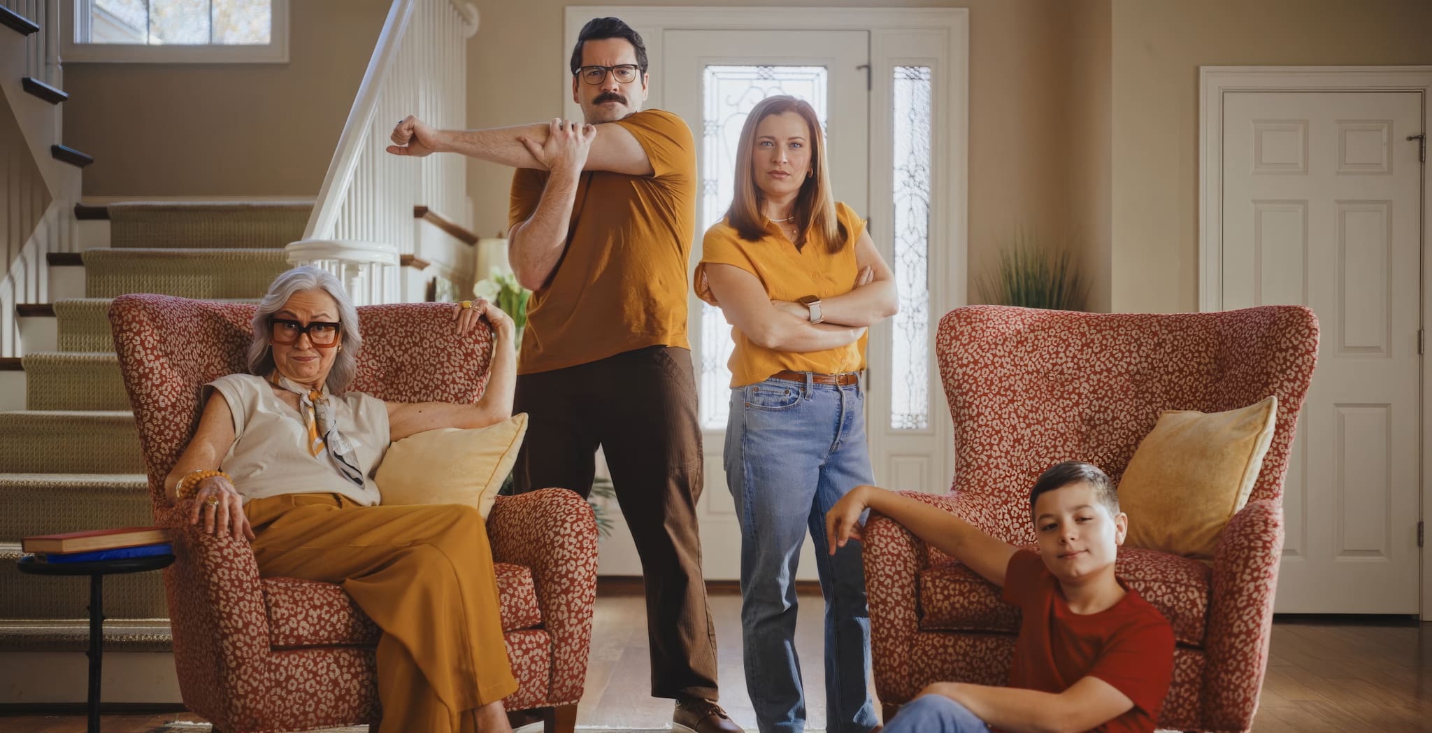 Family in Living Room