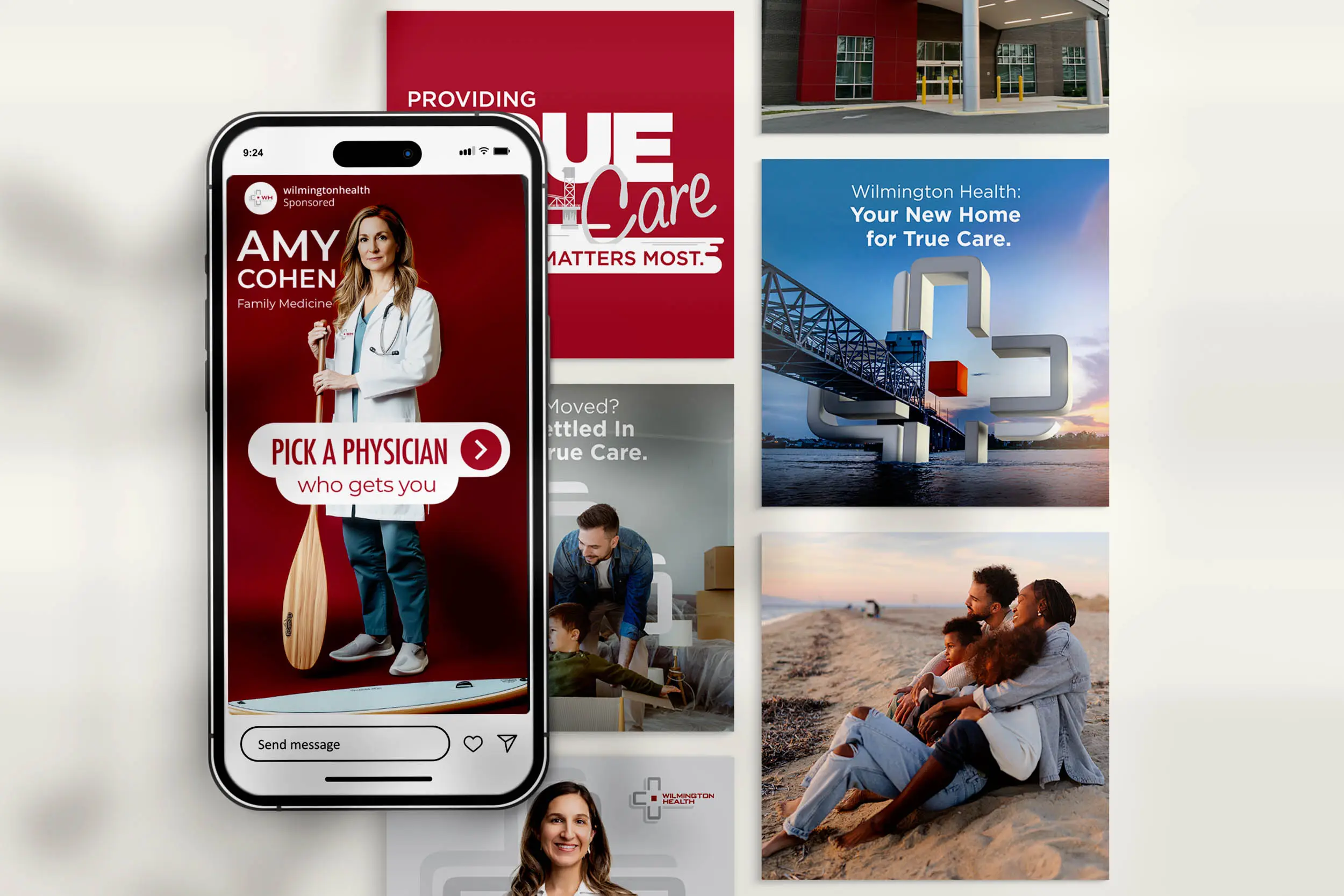 true care paid social mockup