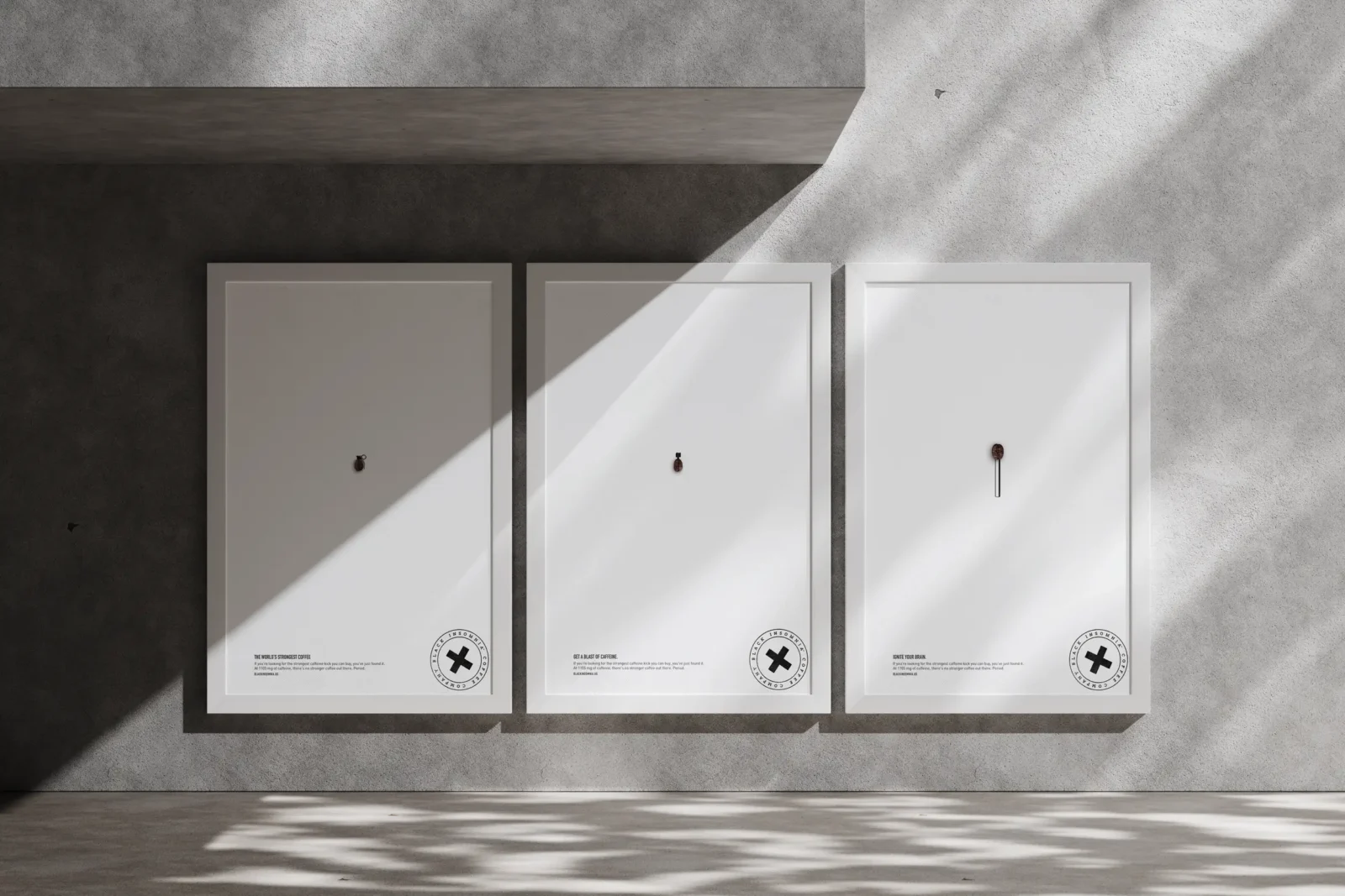 black insomnia poster mockups