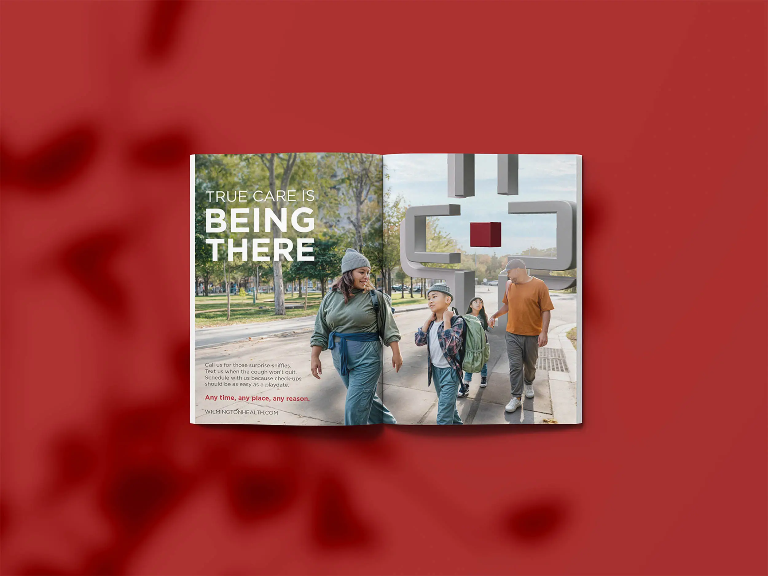 True Care print ad mockup