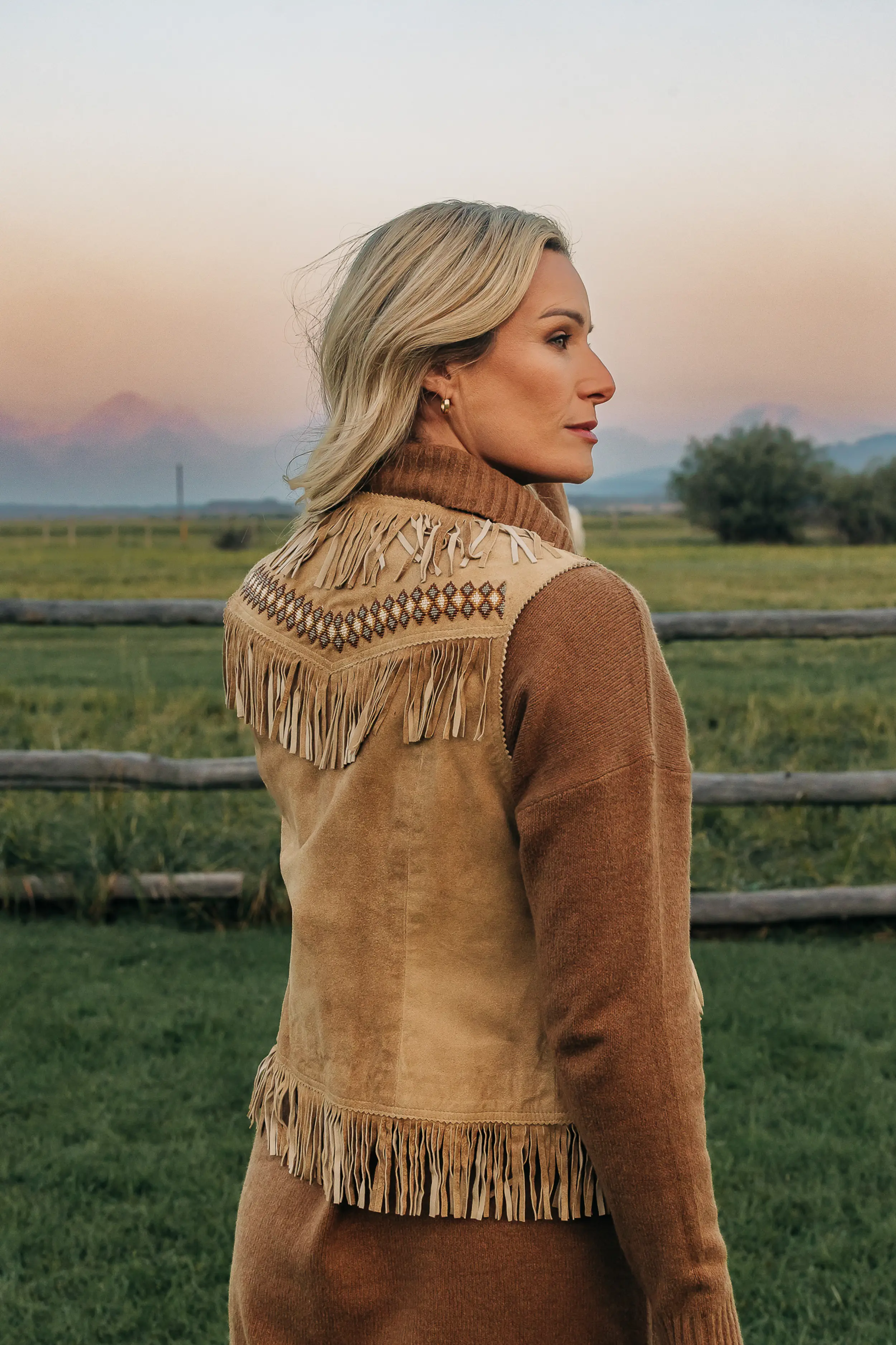 lady in western clothing