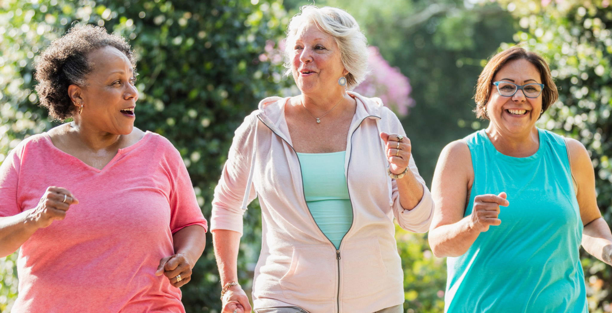 ladies power walking