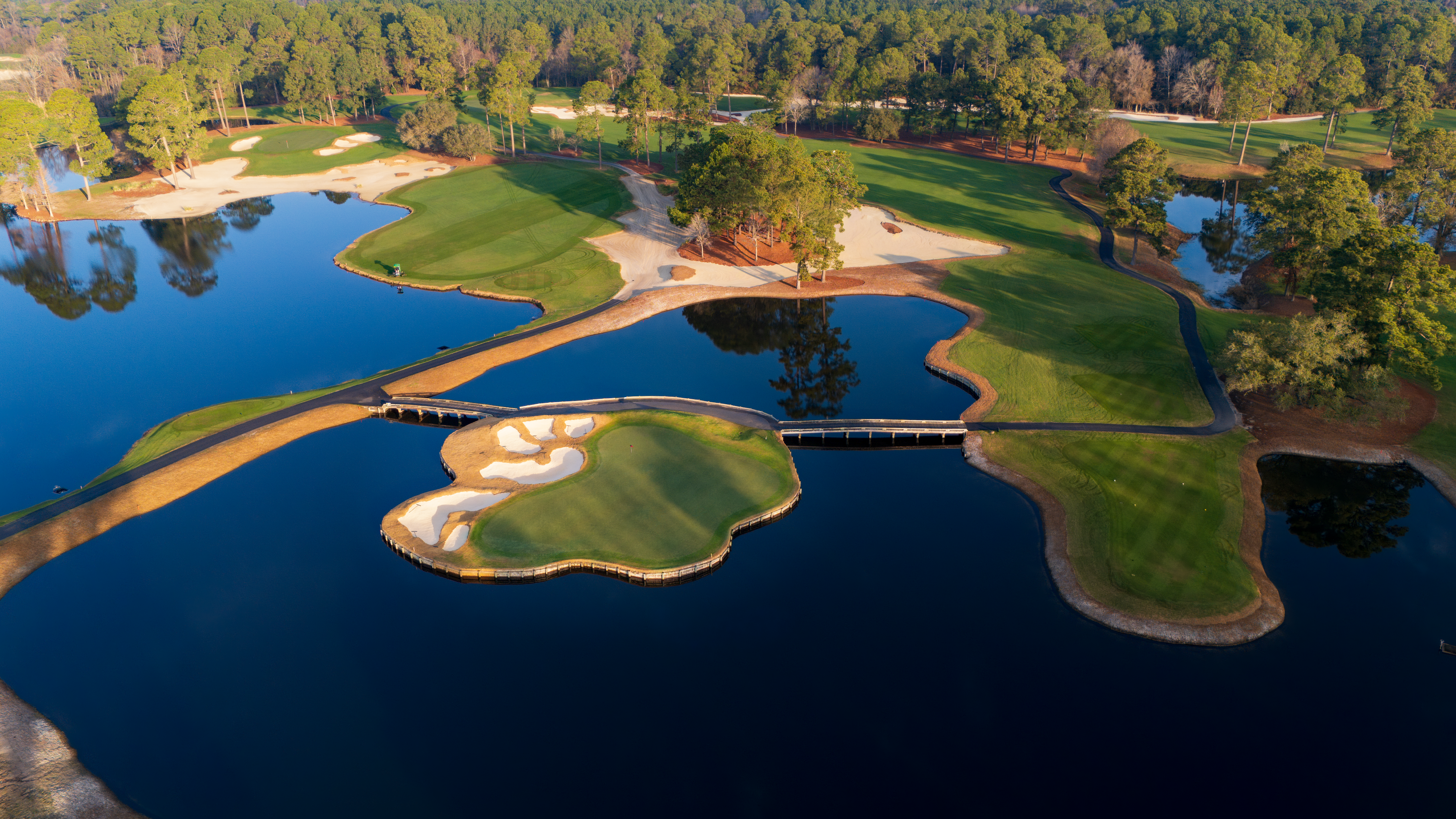 King's North golf course aerial view