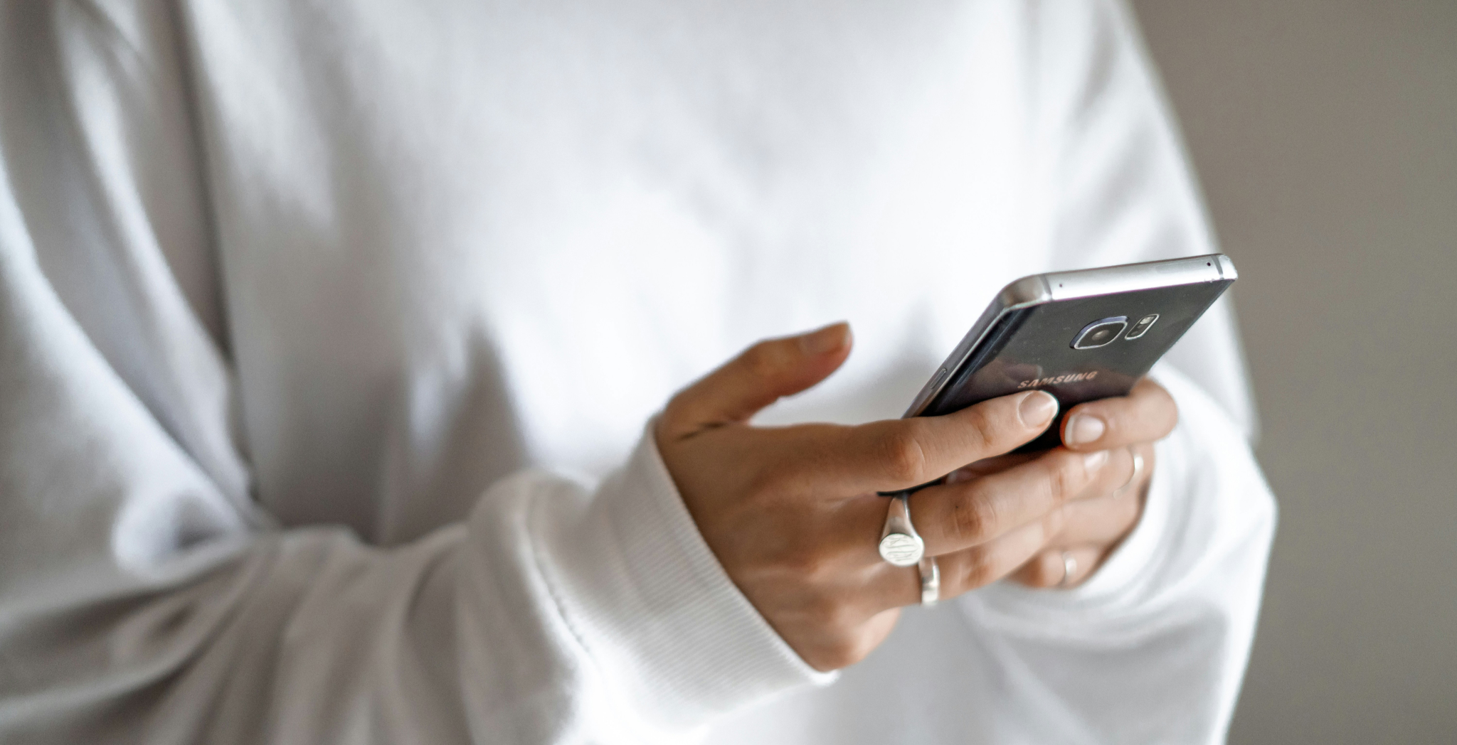 Person on phone